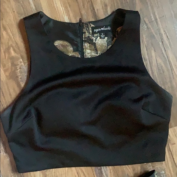 Two Piece Prom Dress - Worn Once - Picture 4 of 4